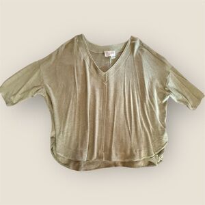 Anthropologie Green Pullover